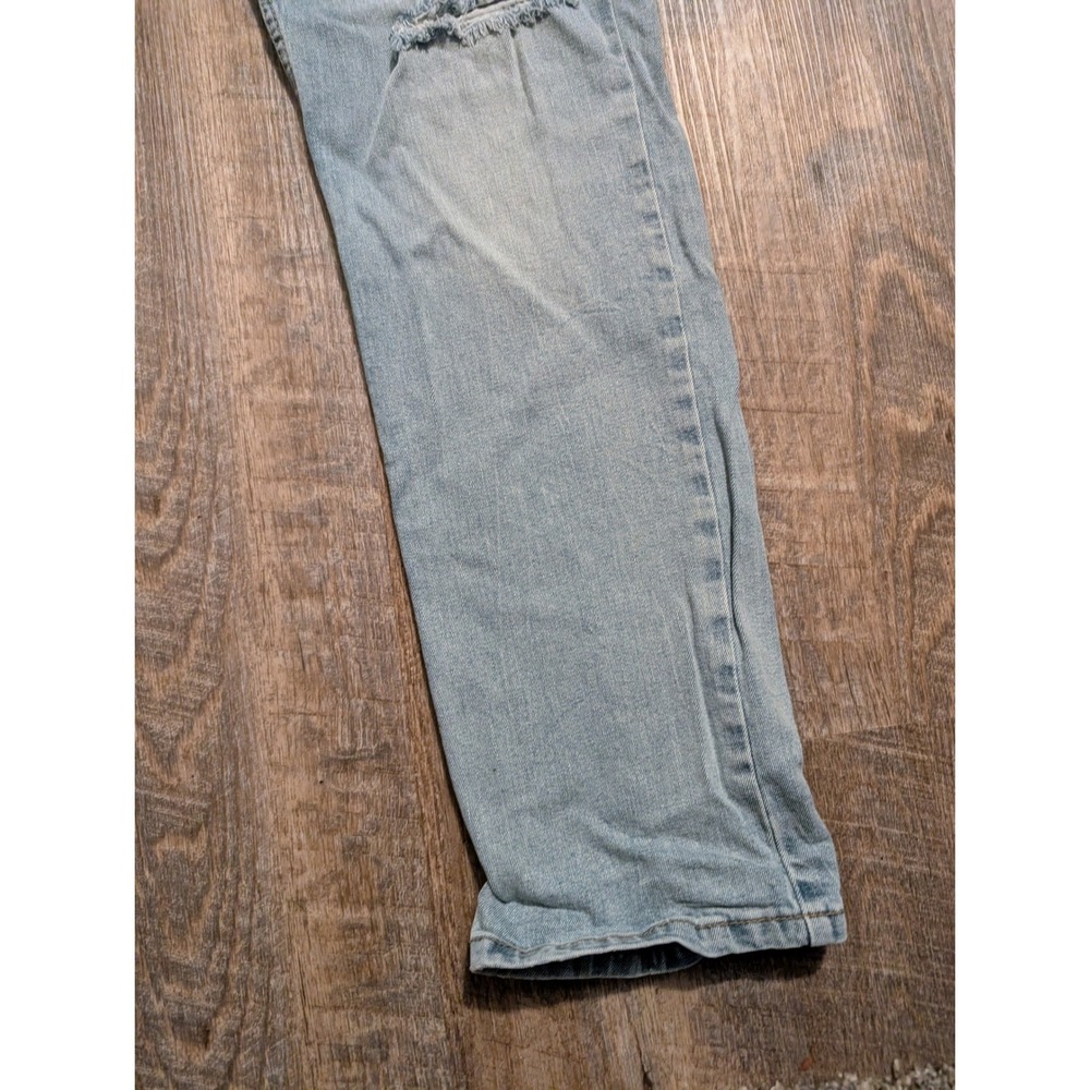 Levis 511 Slim Fit Mens 38/34 Lot of 2 Light Wash Ripped Distressed Denim Jeans - Picture 3 of 16